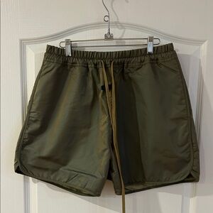 Fear of God Olive Shorts